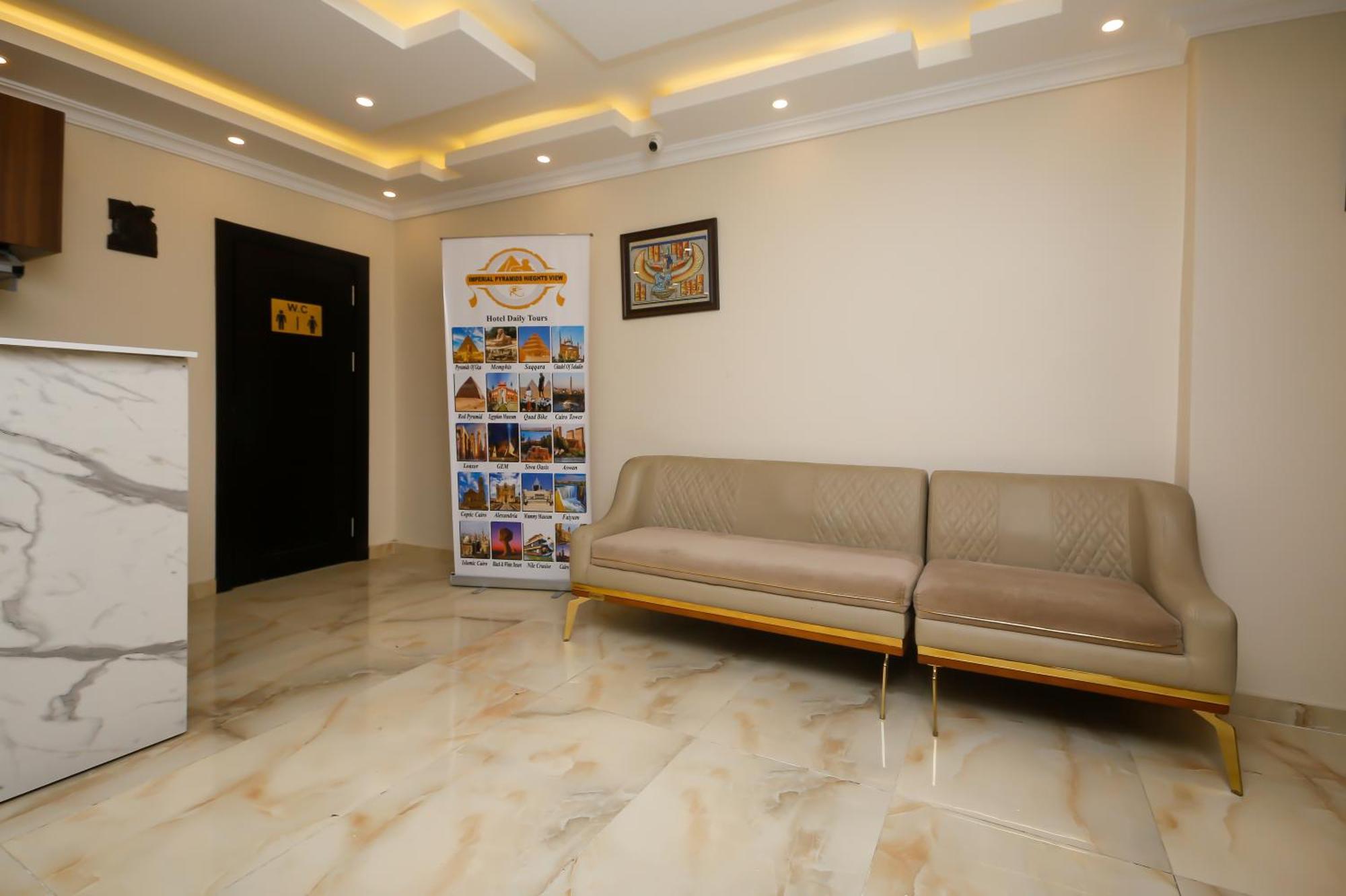 Imperial Pyramids Heights View Bed & Breakfast Nazlet el-Sîsi Exterior foto
