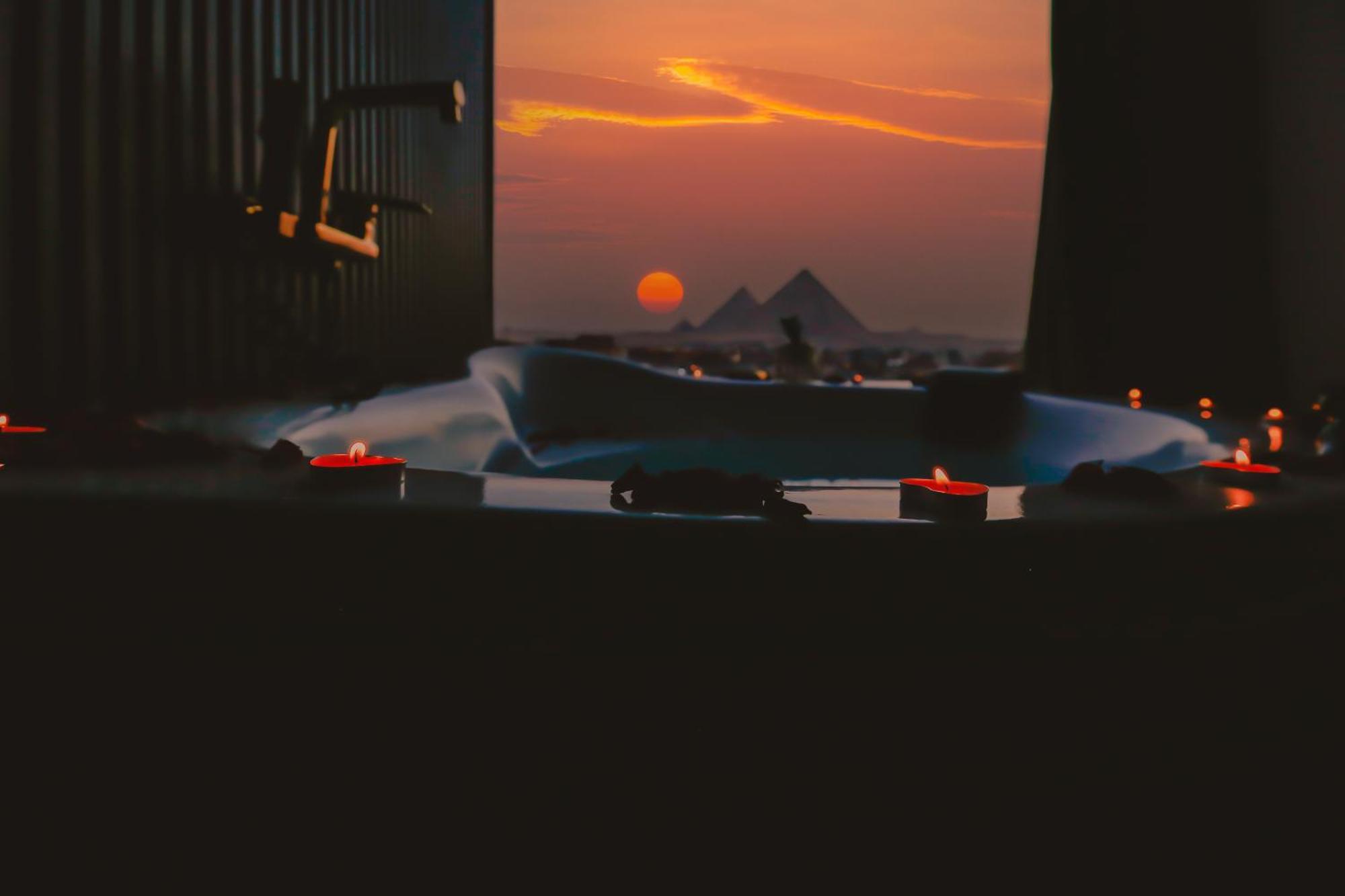 Imperial Pyramids Heights View Bed & Breakfast Nazlet el-Sîsi Exterior foto