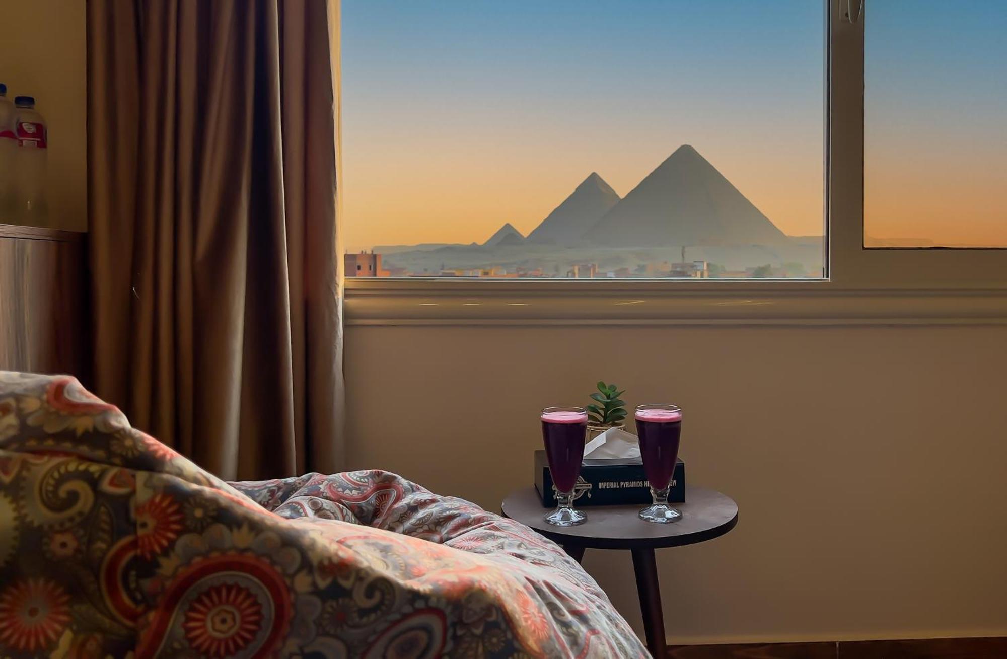 Imperial Pyramids Heights View Bed & Breakfast Nazlet el-Sîsi Exterior foto